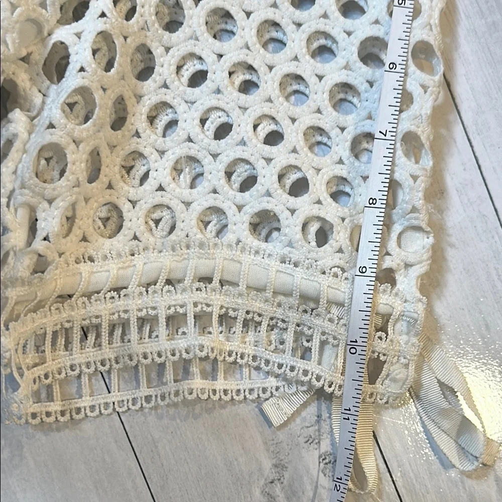 Simply Couture Sz Large (Juniors) White A-Line Lace Midi Dress • NWT! - Picture 12 of 12